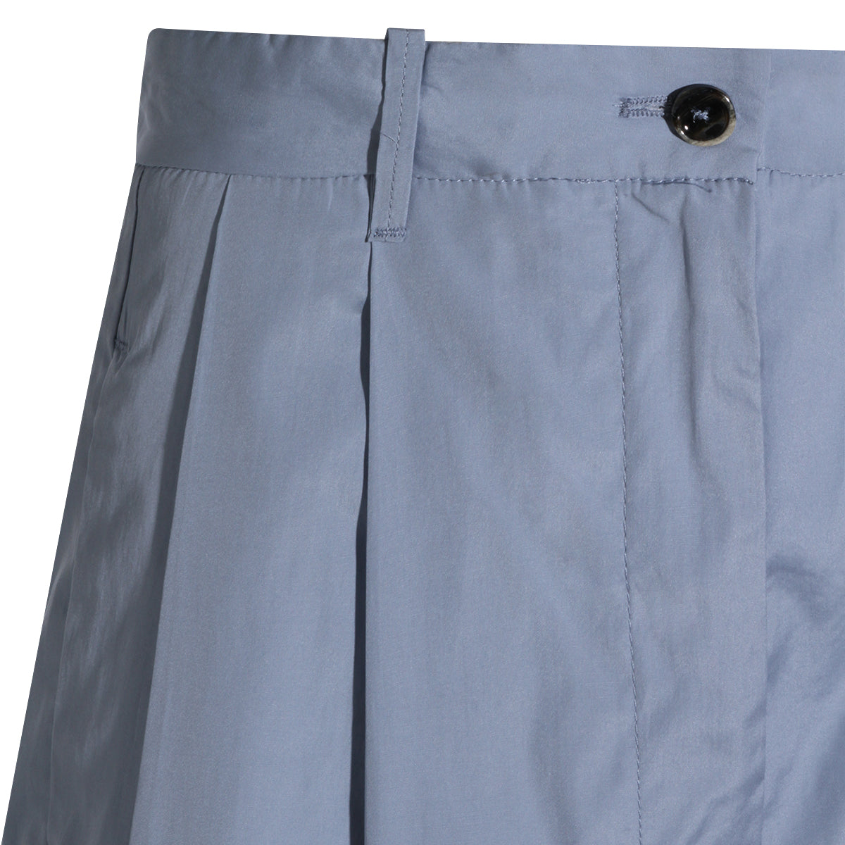 NINE IN THE MORNING Shorts Light Blue _100 % Co
