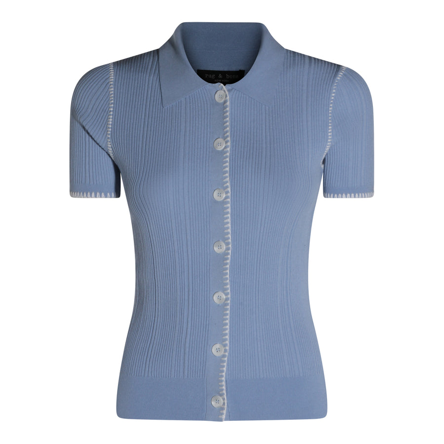 Rag & Bone 62% Viscose sweater in blue