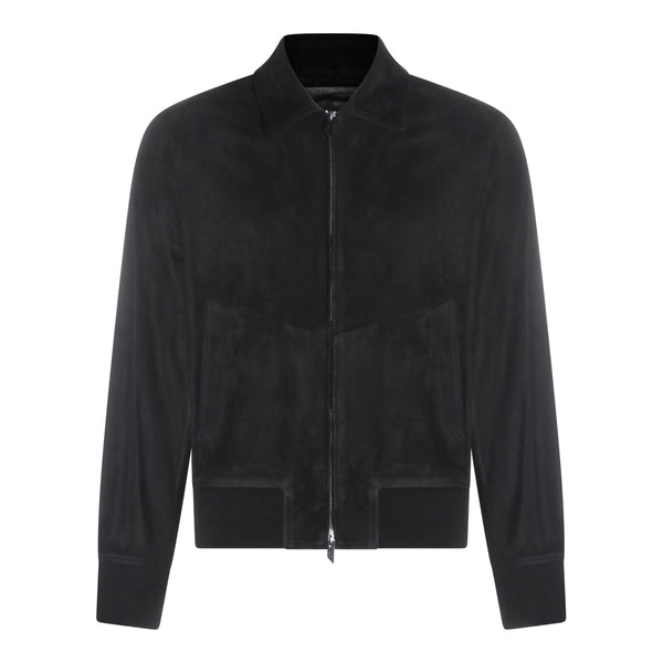 Salvatore Santoro 100% Suede jacket in black