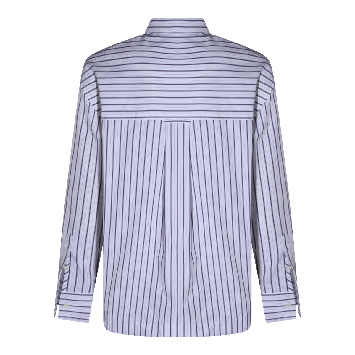 Ami Paris Shirts White-blue _100 % Co