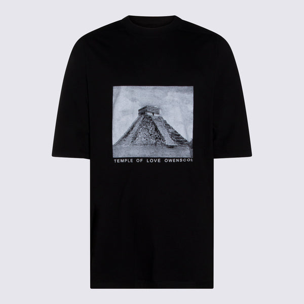 Rick Owens Drkshdw 100% cotton t-shirt in black