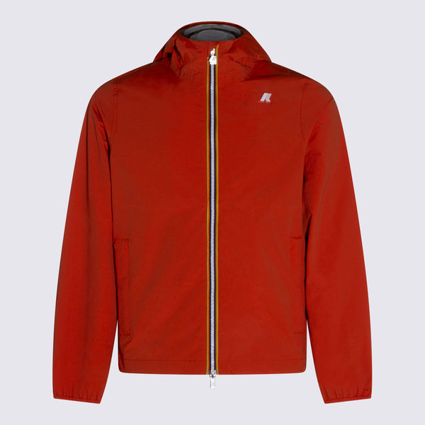 K-Way 95% Nylon jacket in red