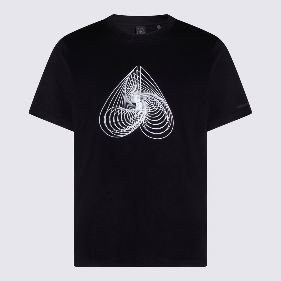 Moose Knuckles 100% Cotton t-shirt in black