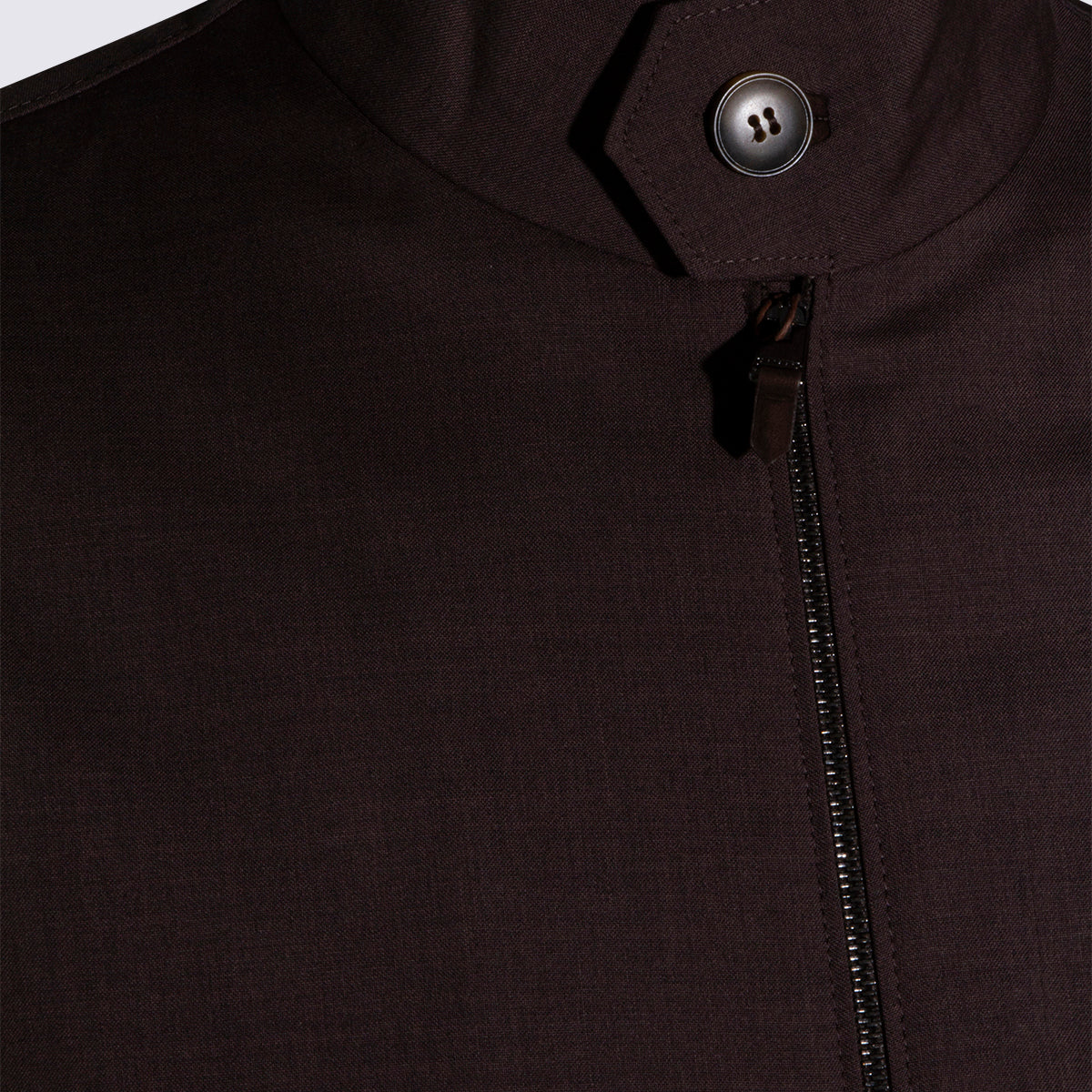 Canali Jackets Dark Brown _wo