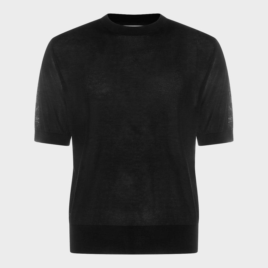 Seven Gauge 100% Lyocell t-shirt in black
