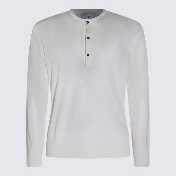 Seven Gauge 100% Lyocell sweater in white
