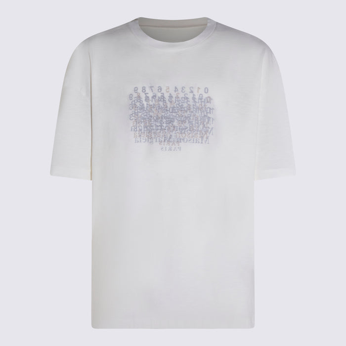 Maison Margiela T-shirts and Polos White _100 % Co