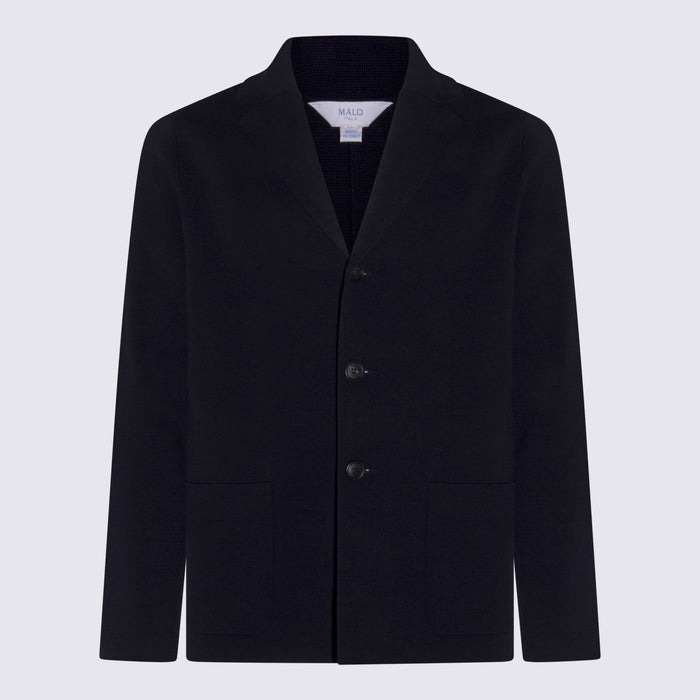 Malo Jackets Blue _100 % Co
