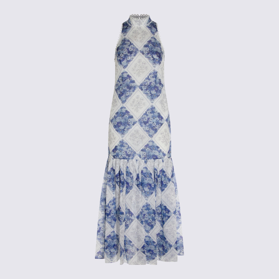 Twin-Set 100% Regenerated Cellulose dress in navy