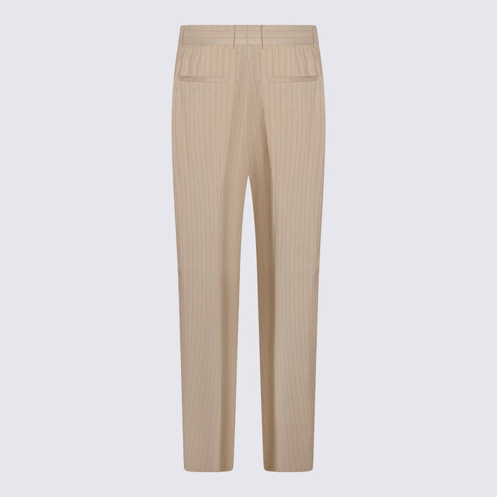 Amiri Trousers Alabaster Vi Li