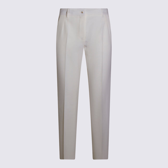 Dolce & Gabbana Trousers White %03 Ea %97 Wv