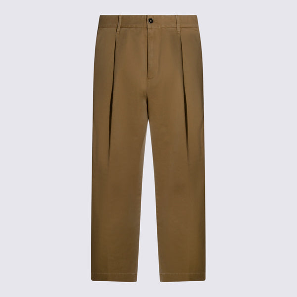 Nine In The Morning 98% CO 2% PU trousers in beige