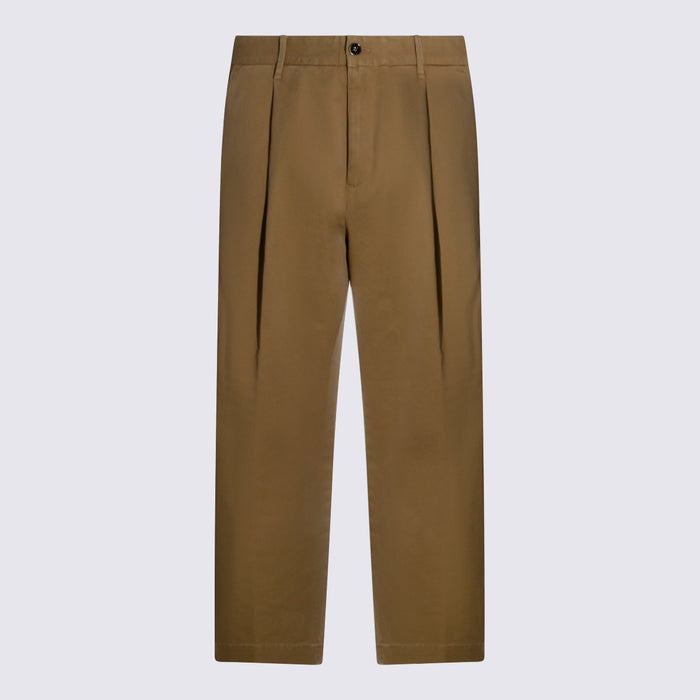 NINE IN THE MORNING Trousers Khaki _co Pu