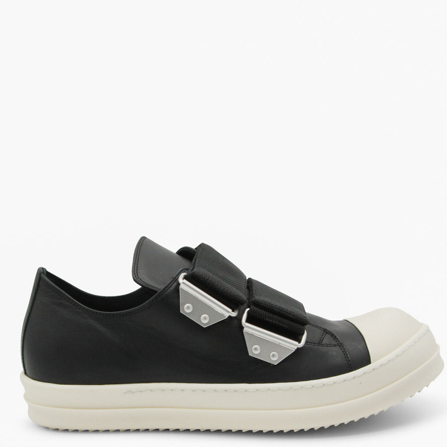 Rick Owens Leather sneaker in black