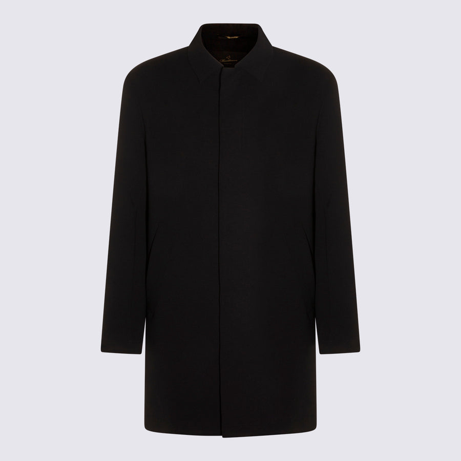 Montecore 100% Elastane coat in black