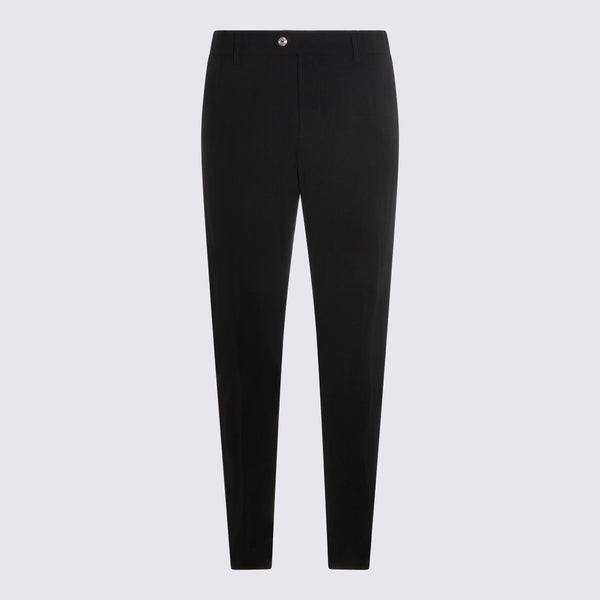 Marco Pescarolo 96% Wool trousers in black