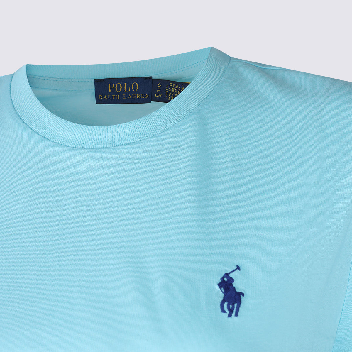 Polo Ralph Lauren T-shirts and Polos Turquoise _100 % Co