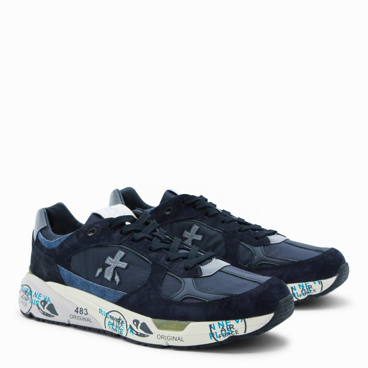 Premiata Sneakers Blue _cover Tex/le/el Sole El