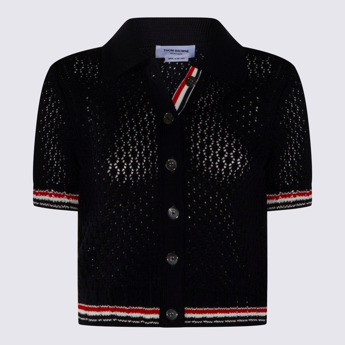 Thom Browne T-shirts and Polos Blue _100 % Co