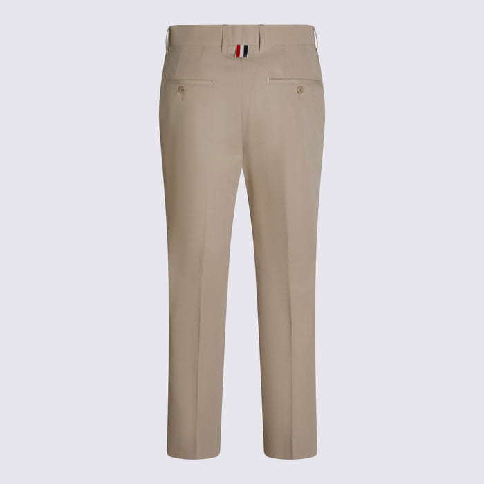 Thom Browne Trousers Beige _100 % Co