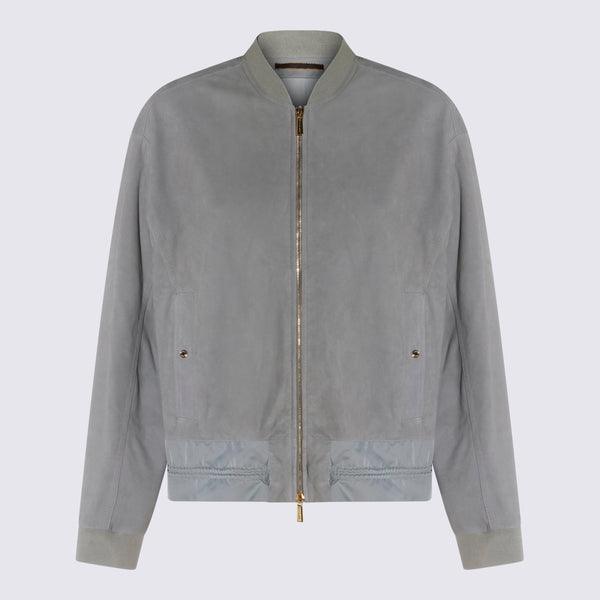 Moorer 100% Cotton jacket in gray