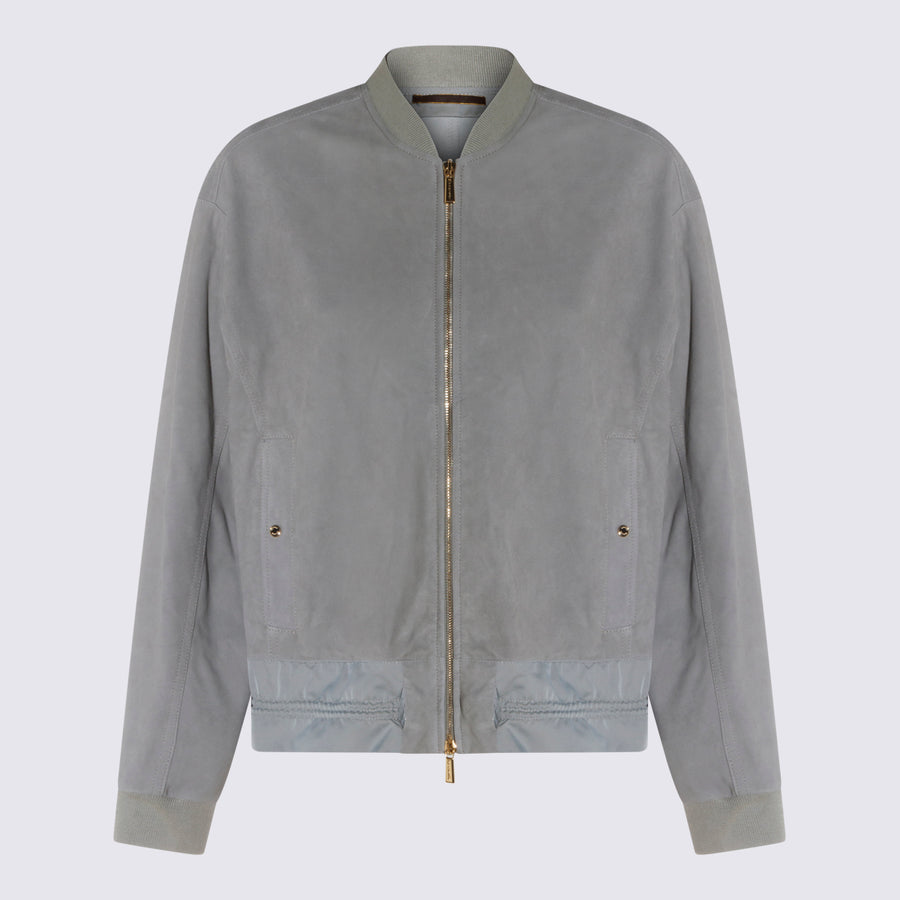 Moorer 100% Cotton jacket in gray