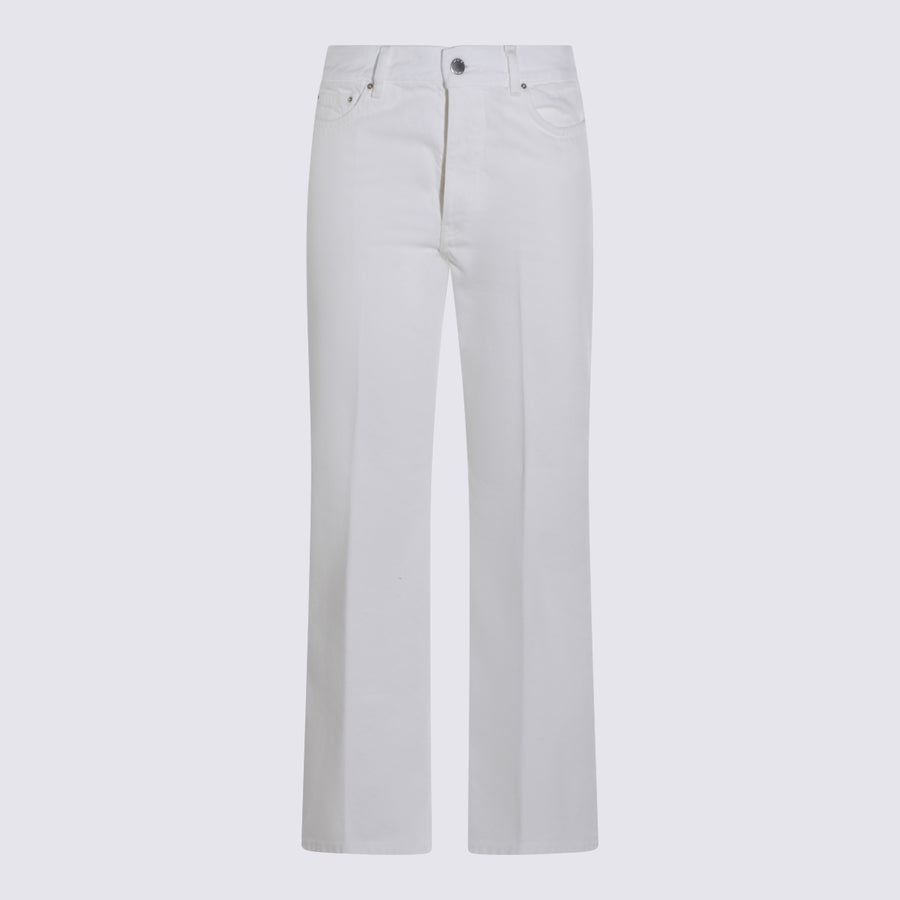 Toteme 100% Cotton jeans in white