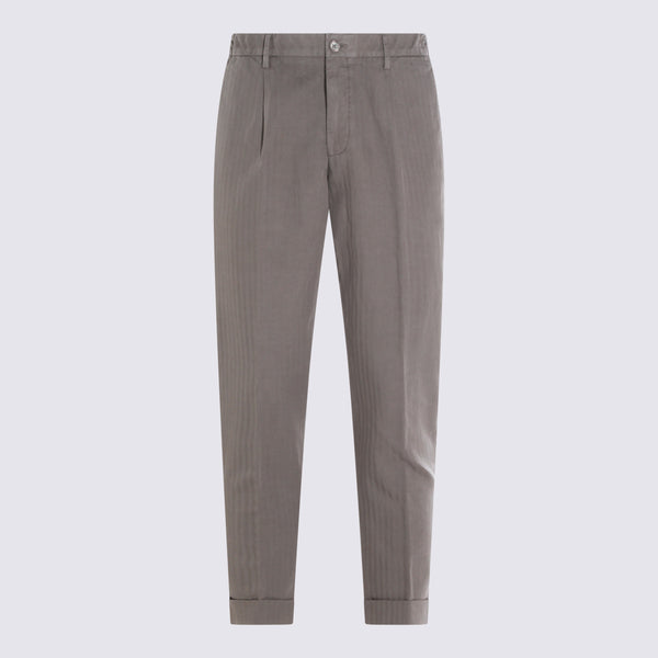 Gta Il Pantalone 78% Cotton trousers in gray