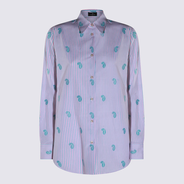Etro 100% Silk shirt in purple