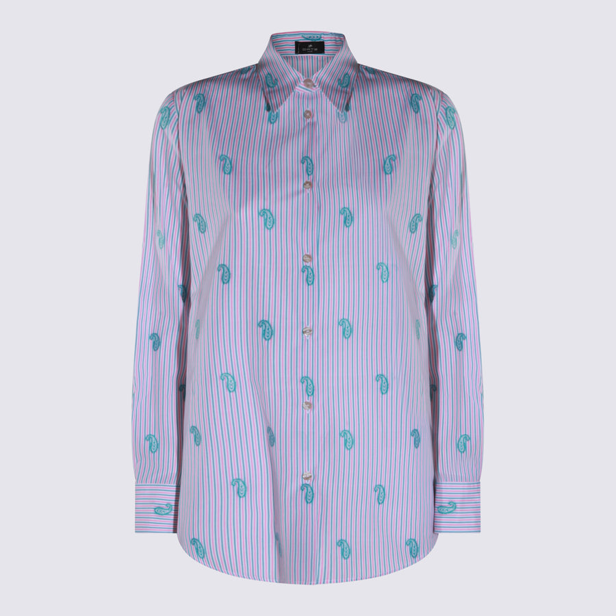 Etro 100% Silk shirt in purple