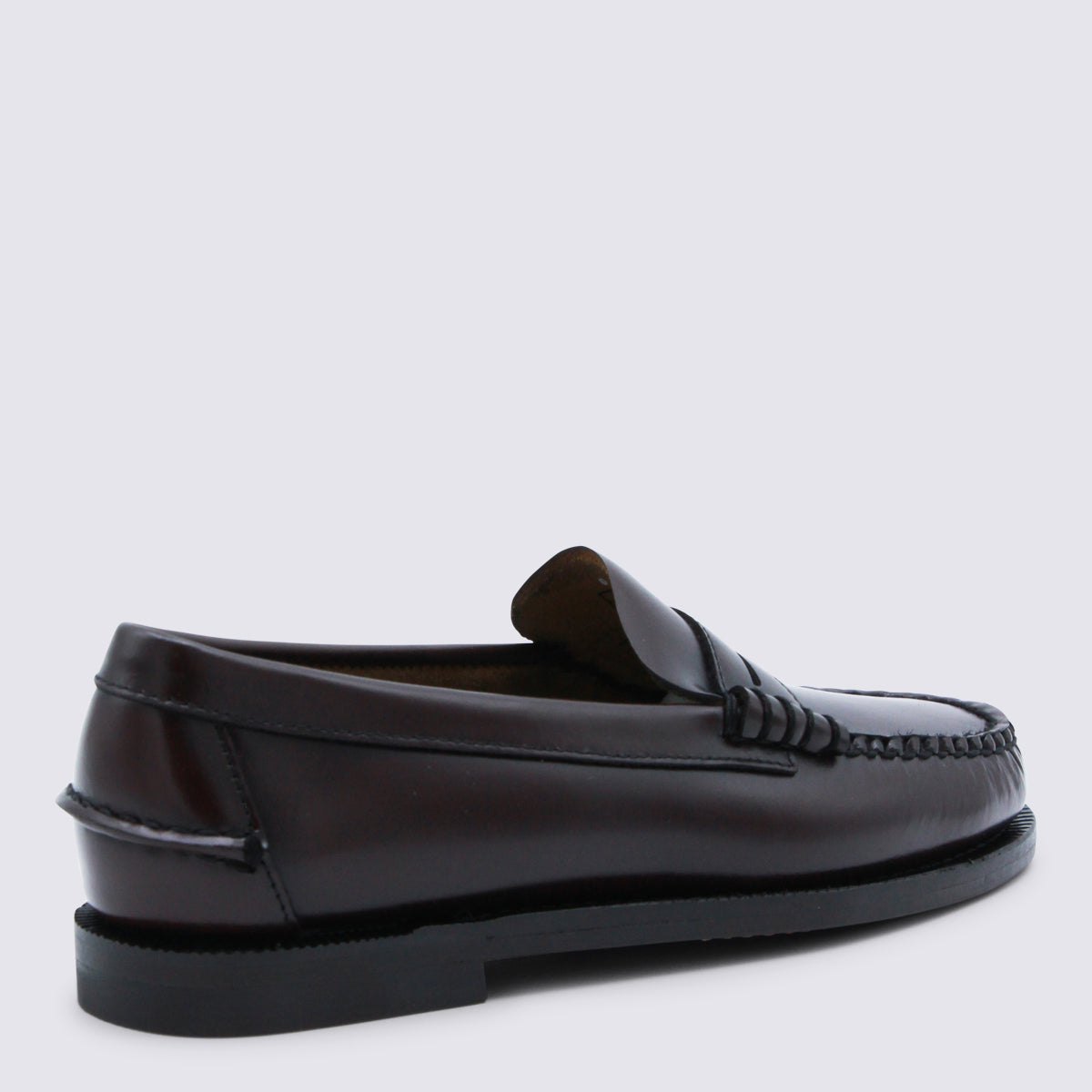 Sebago Flat shoes Brown Burgundy Cover Le Sole