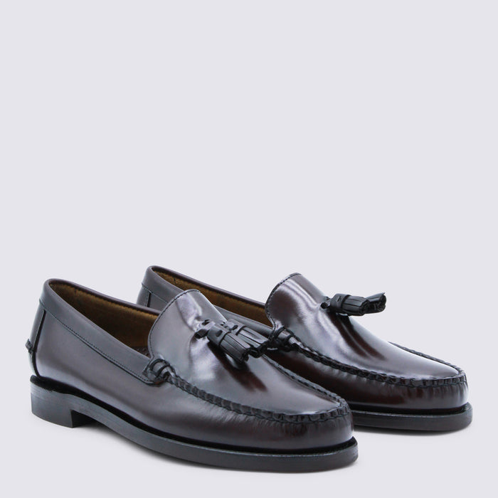Sebago Flat shoes Brown Burgundy _cover Le Sole