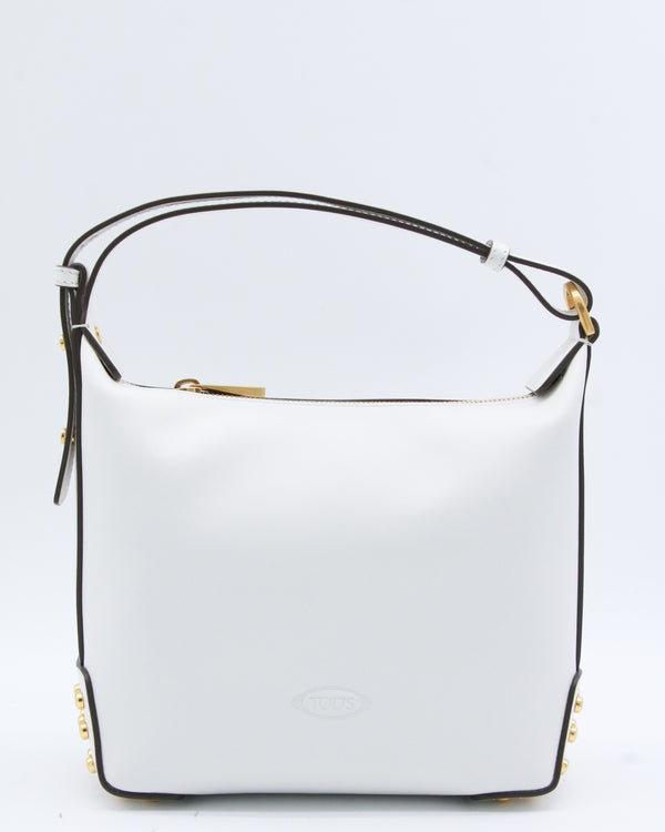 Tod's 100% Leather top handle bag in white