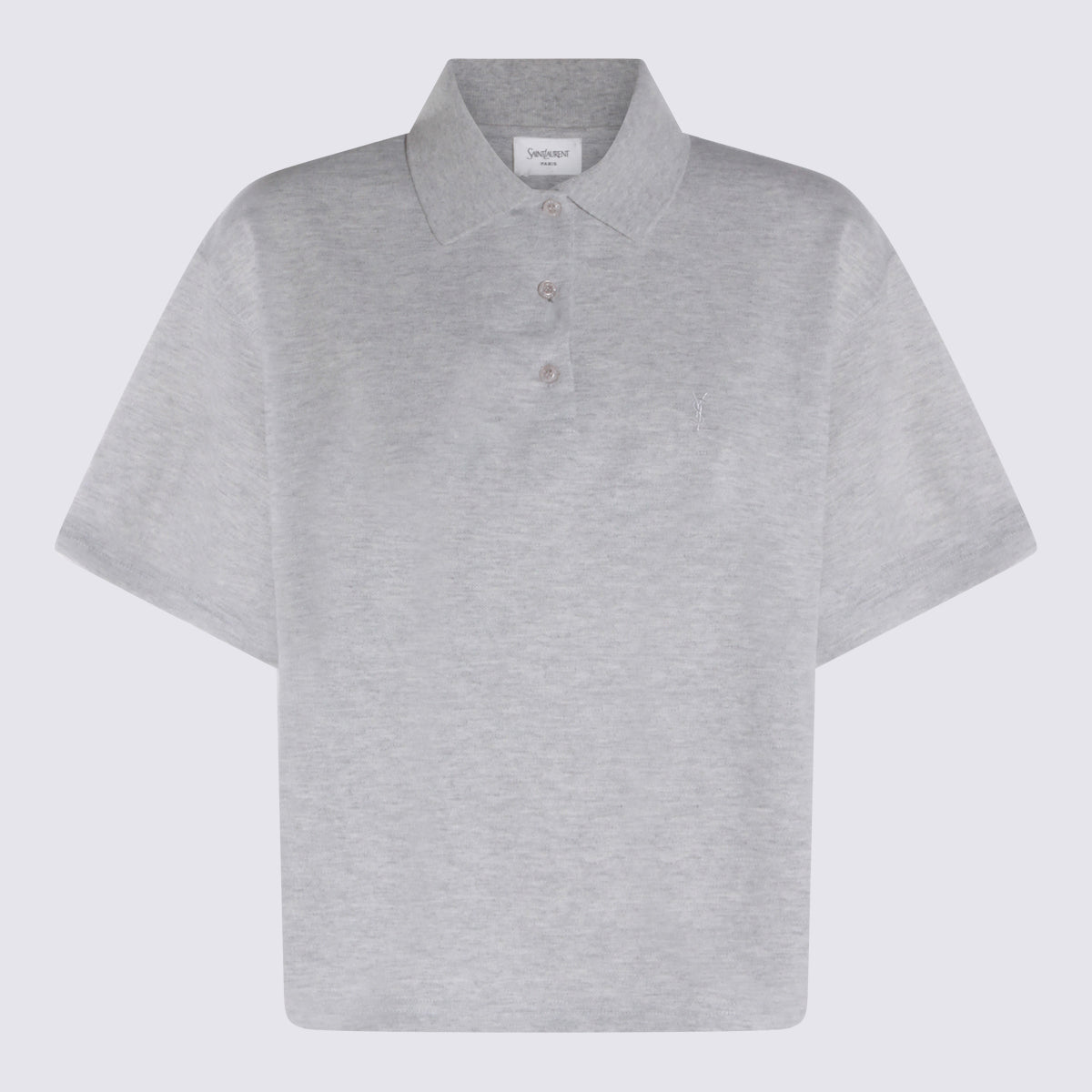 Saint Laurent T-shirts and Polos Gris _co Pl