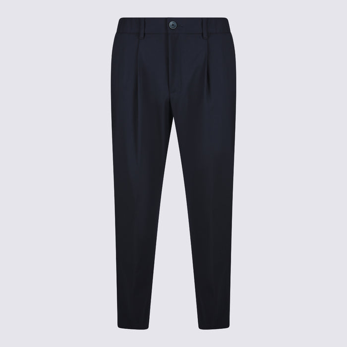 Herno Trousers Blue _pl Wo Ea