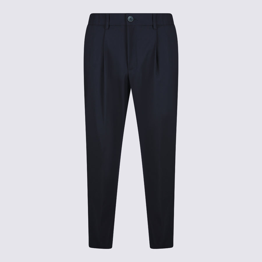 Herno 64% Polyester trousers in navy
