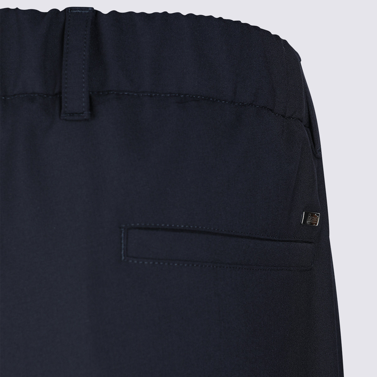 Herno Trousers Blue _pl Wo Ea