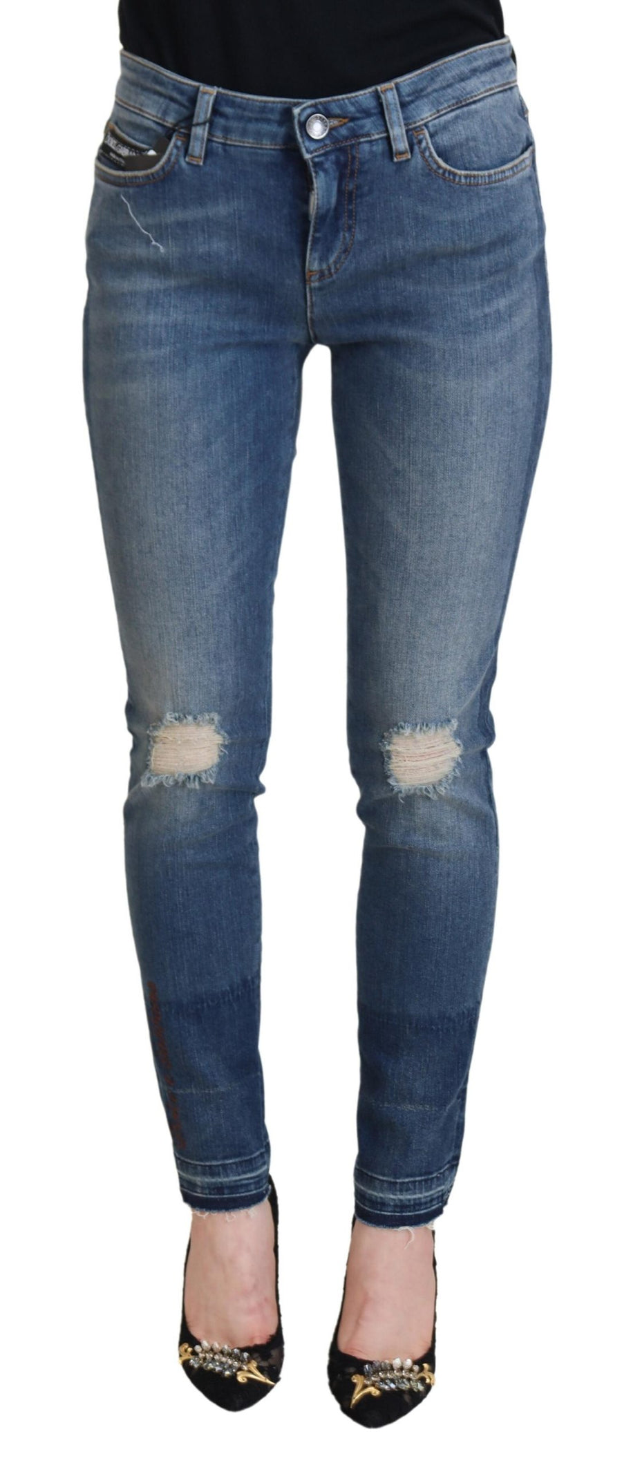 Dolce & Gabbana 98% Cotton jeans in blue
