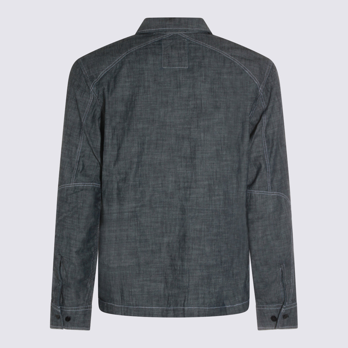 CP COMPANY Shirts Blue _100 % Co