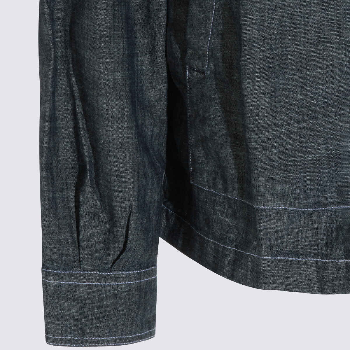 CP COMPANY Shirts Blue _100 % Co