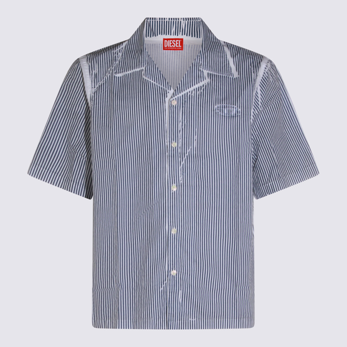 Diesel Shirts White _100 % Co