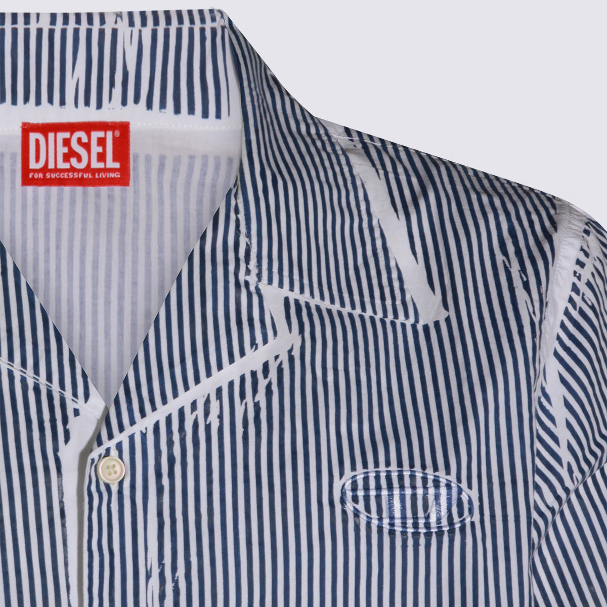 Diesel Shirts White _100 % Co