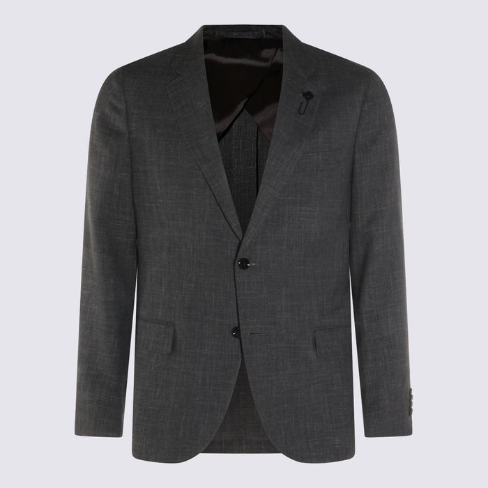 Lardini Dresses Anthracite _wo Se Li