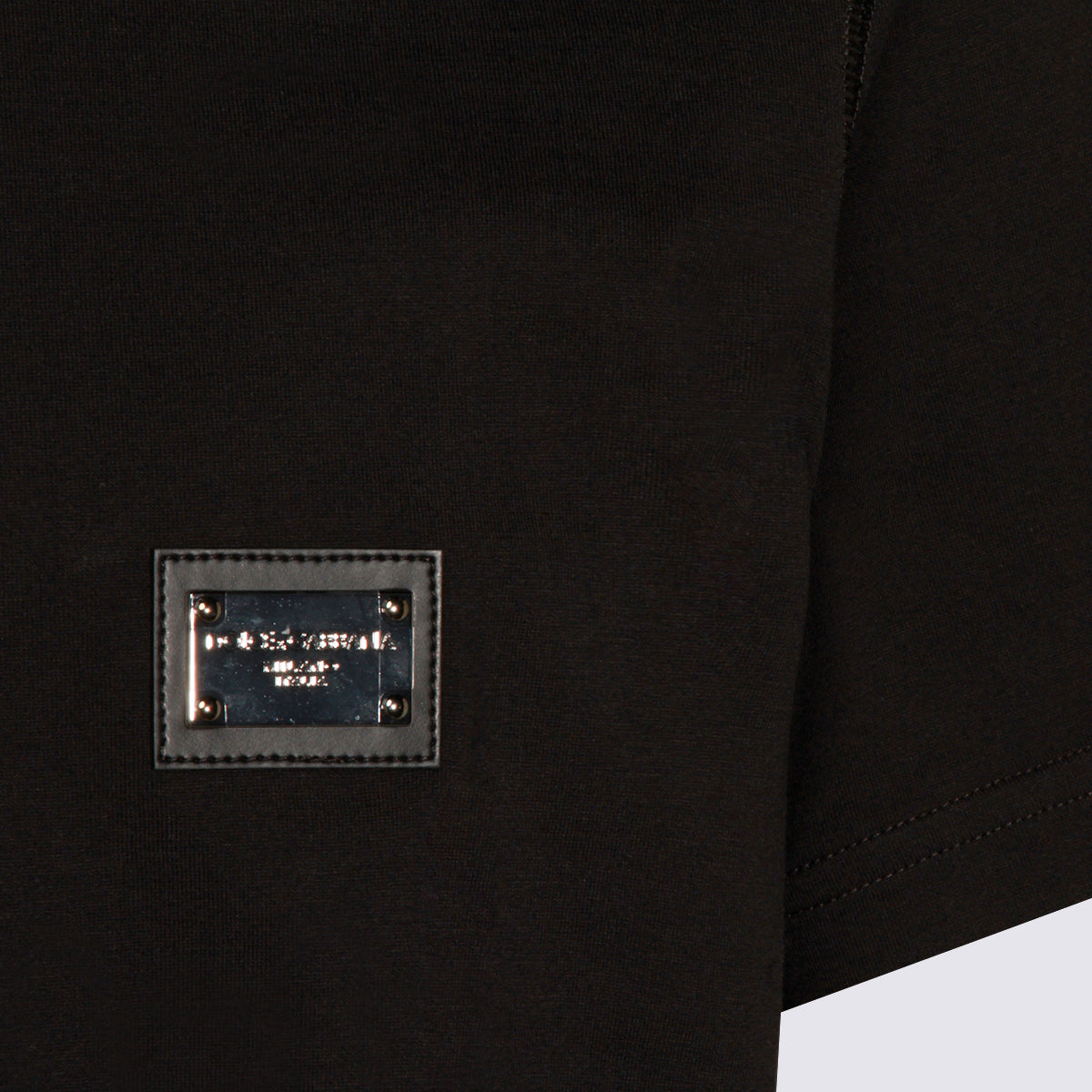 Dolce & Gabbana T-shirts and Polos Black _100 % Co