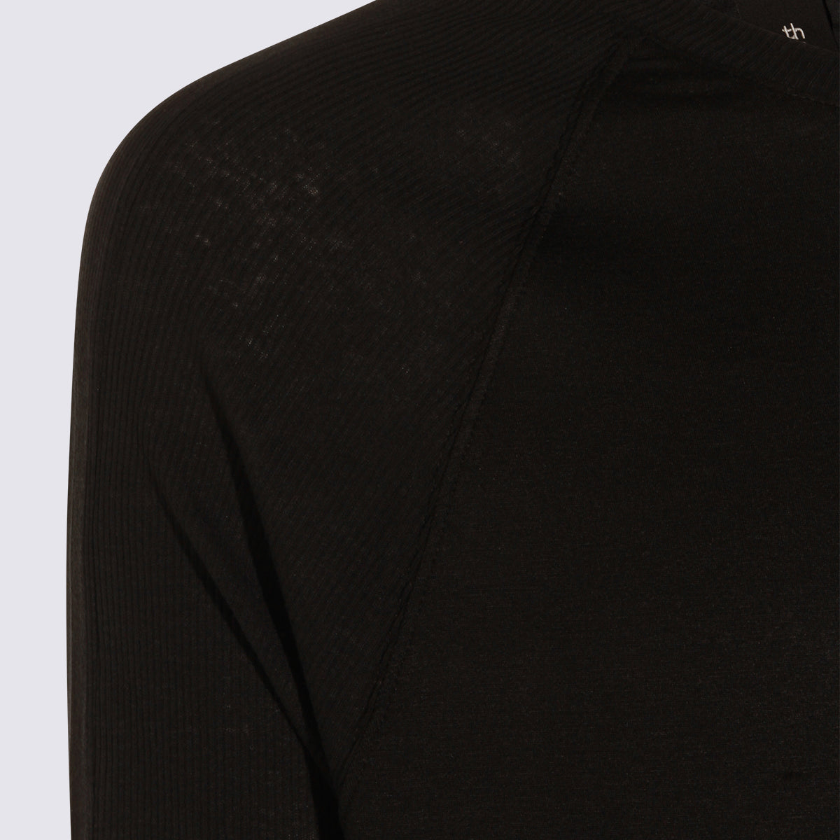 Thom Krom T-shirts and Polos Black _modal Ea