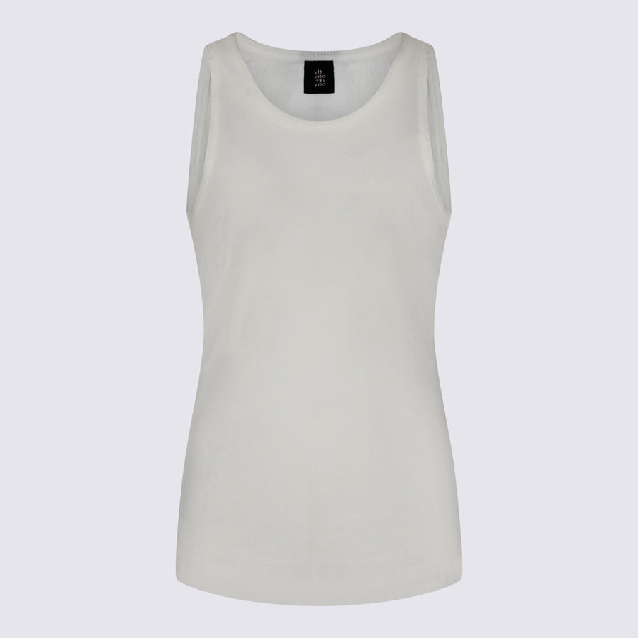 Thom Krom 70% Cotton tank top in white