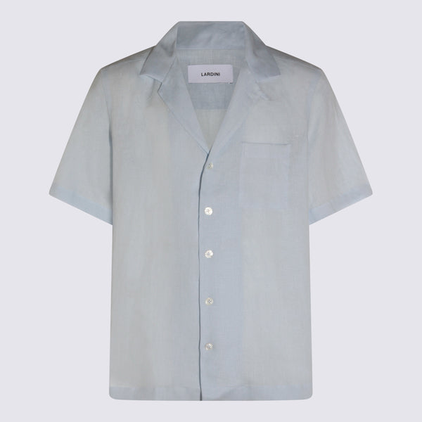 Lardini 100% Linen shirt in blue