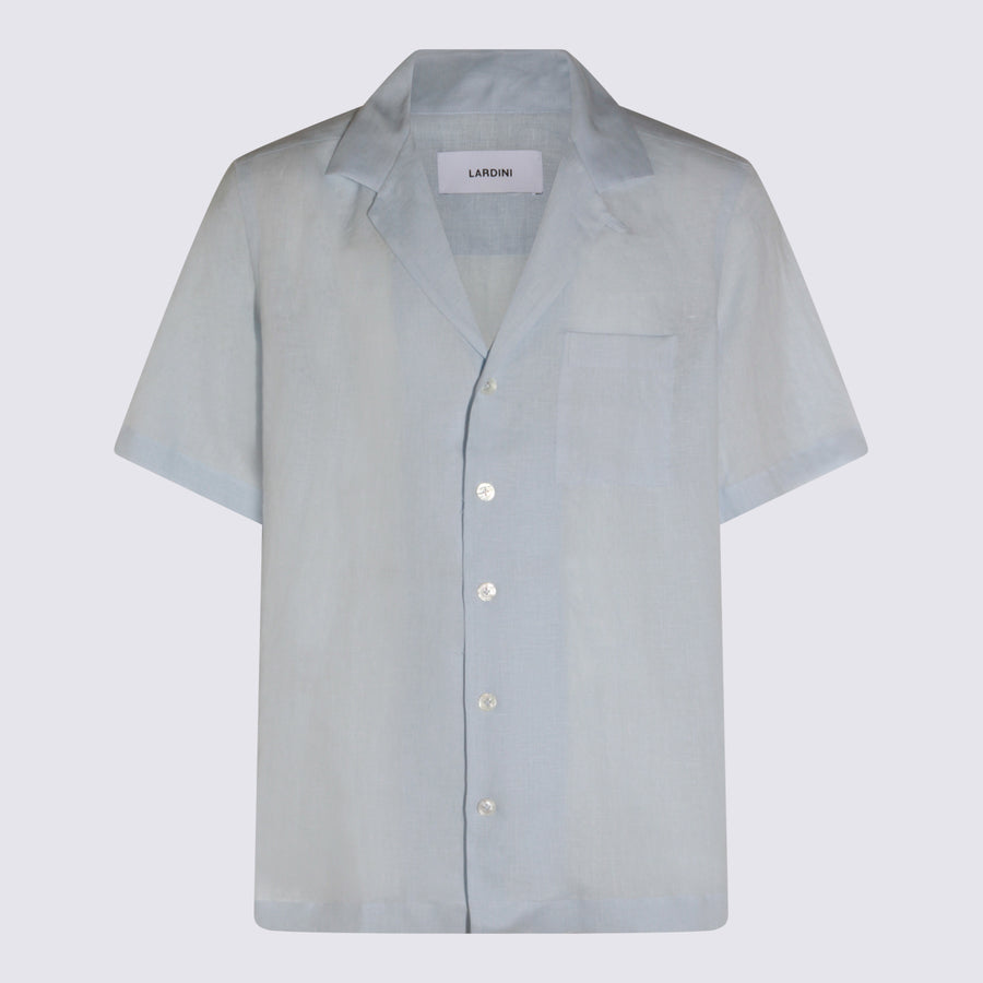 Lardini 100% Linen shirt in blue