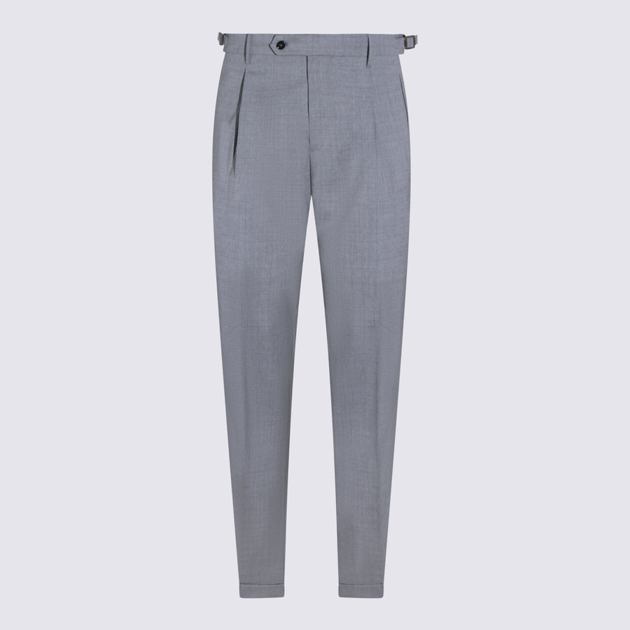 Berwich 97% Cotton trousers in gray