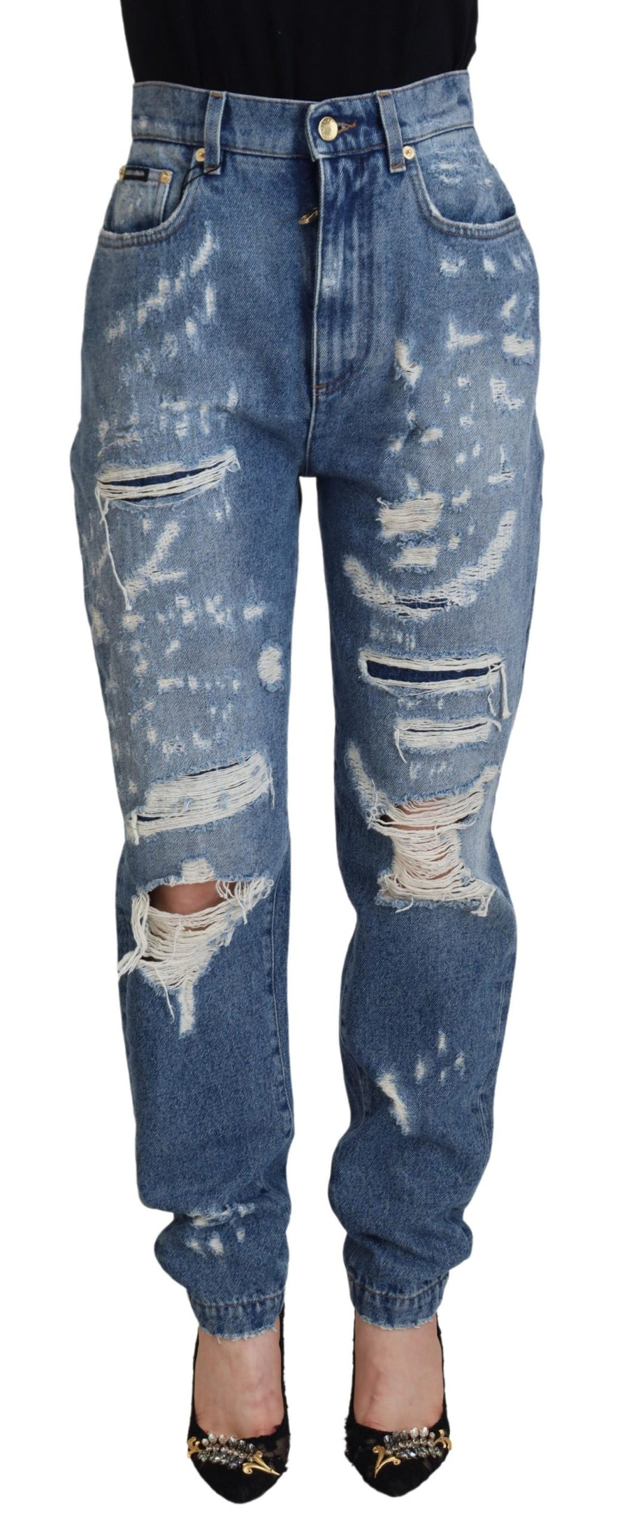 Dolce & Gabbana 80% Cotton jeans in blue